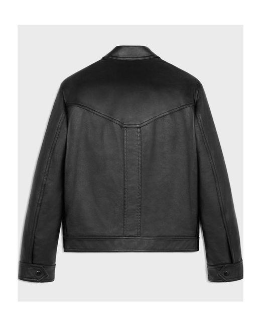 Céline Black Loose Blouson Jacket for men