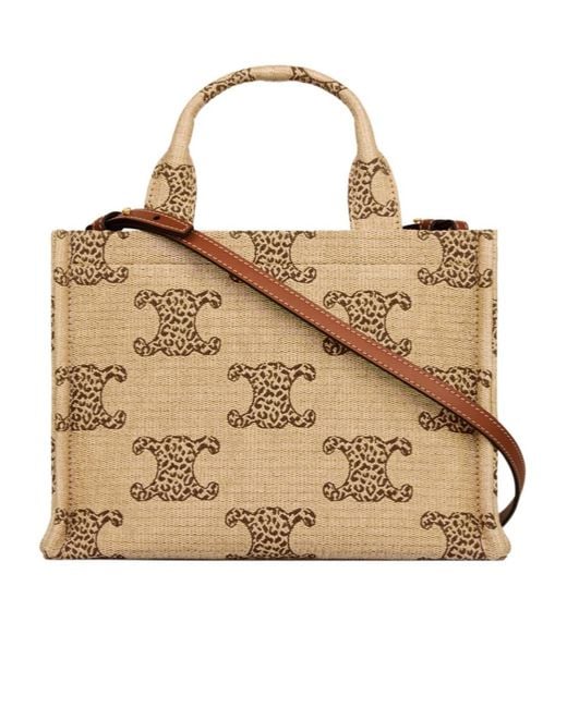 Céline Metallic Small Cabas Thais