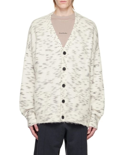 Acne Gray Button Cardigan