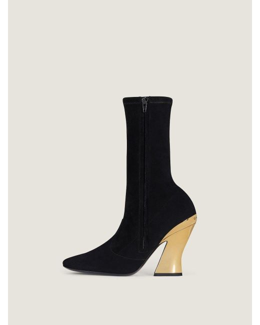 Givenchy Black Sculpted Ankle Boots