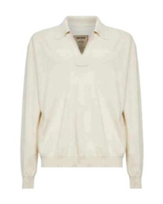Uma Wang White Long-Sleeve Sweatshirt for men