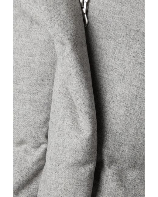 CORDOVA Gray Quilted Zip-Up Down Jacket