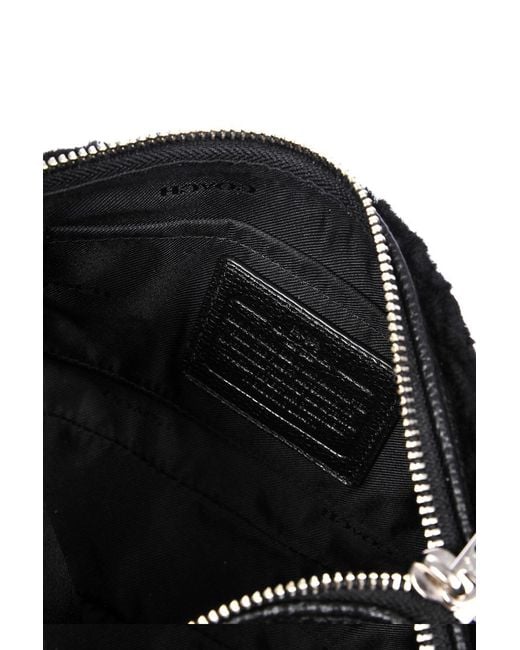 COACH Black Logo Cross-Body Bag