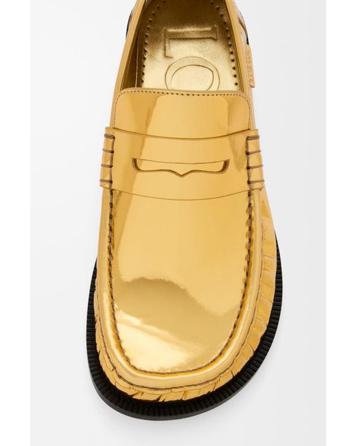 Loewe Yellow Campo Loafers