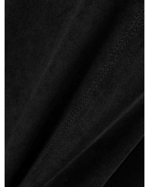 Gabriela Hearst Black Rhein Paneled Flared Trousers