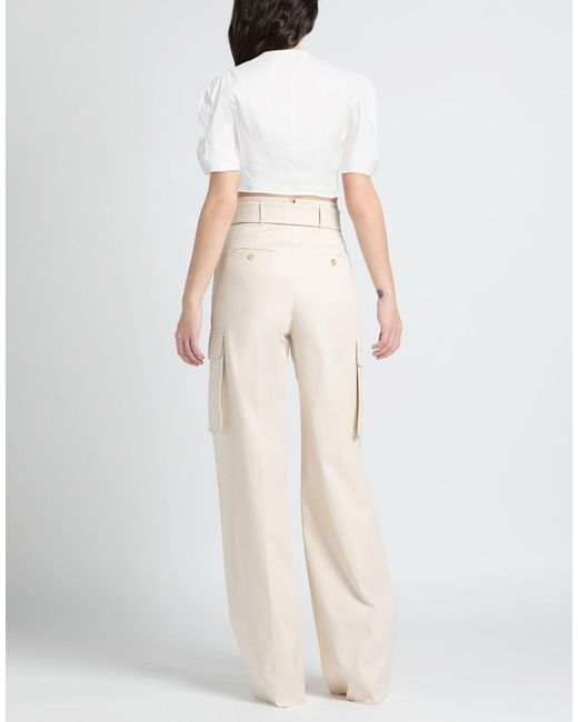 Isabel Marant White Solid Cropped Top