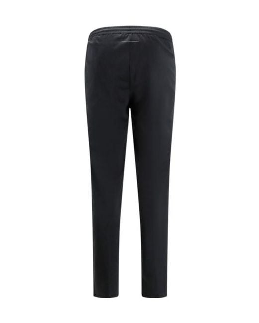 MM6 by Maison Margiela Blue Tapered-Leg Trousers for men