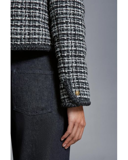 Moncler Black Eliadi Short Down Jacket