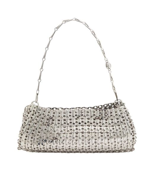 Rabanne Metallic Sac A Main Disc Shoulder Bag