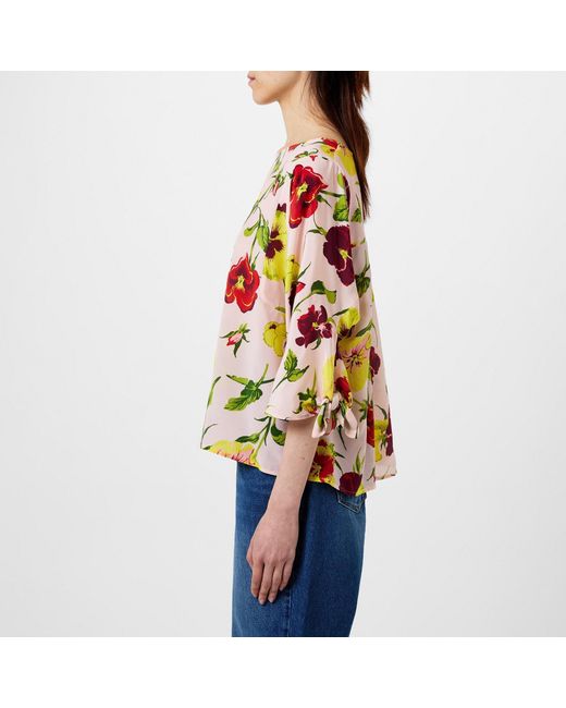 Weekend by Maxmara Pink Printed Long Sleeve Shirt