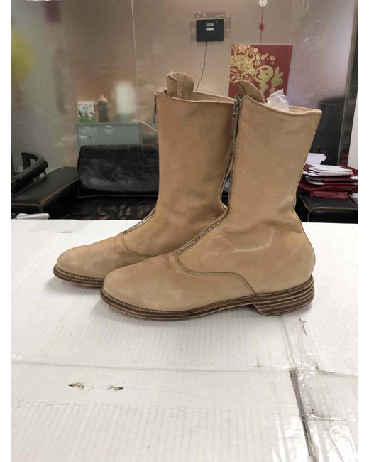 Guidi Brown 310 Front Zipper Boots