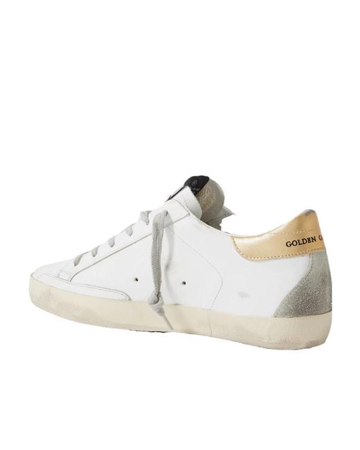 Golden Goose Deluxe Brand White Imitation Of Old Low-Top Leisure Sneakers