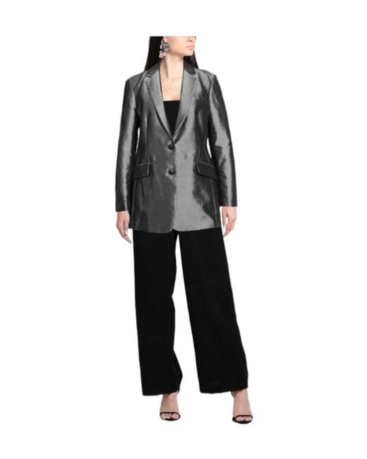 Rag & Bone Black Denimstyle Singlebreasted Blazer