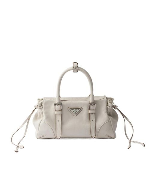Prada Metallic Karin Small Leather Bag