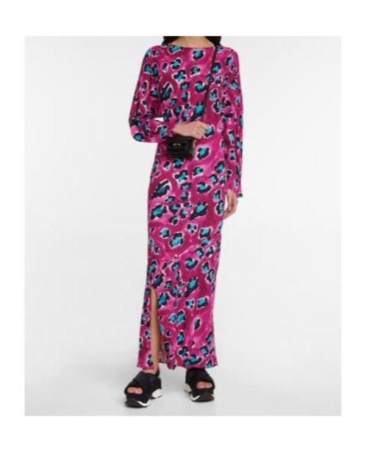 Marni Purple Printed Maxi Dress