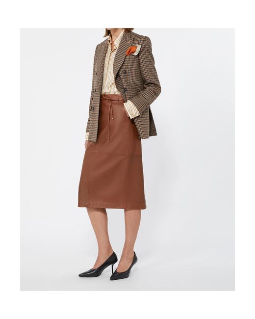 Max Mara Brown Long-Sleeved Suit Jacket