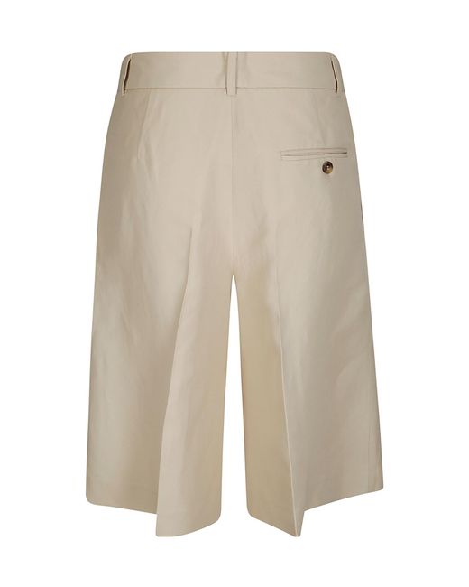 Alberto Biani White Belt Loop Shorts