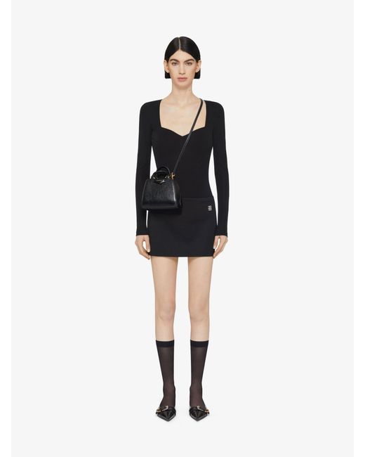 Givenchy Black Micro Antigona Cube Bag