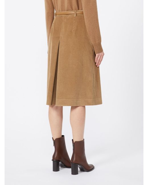 Max Mara Brown Belt Loop Skirt