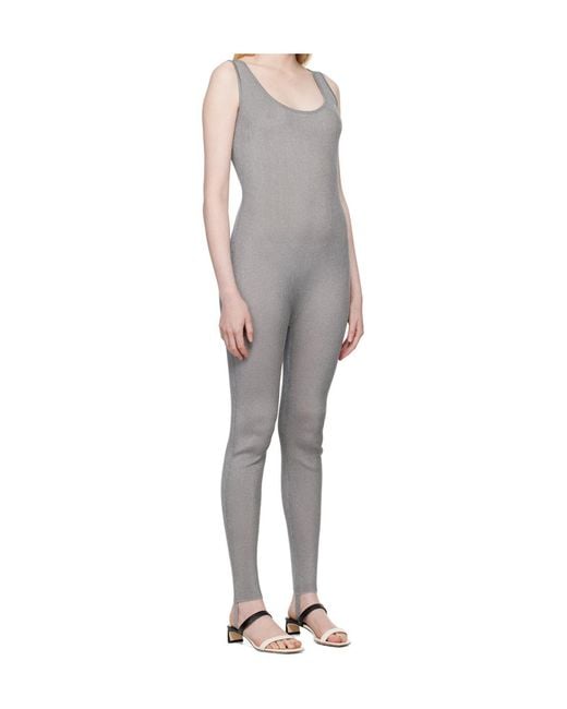 RECTO. Gray Footed Jumpsuit