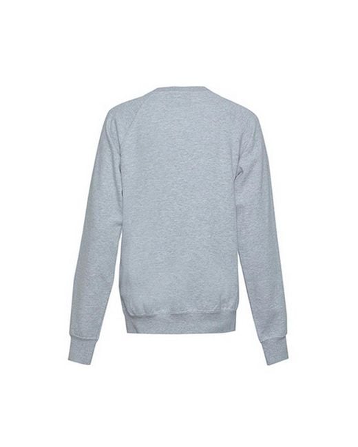 Forte Blue Round-Necked Printed Sweater