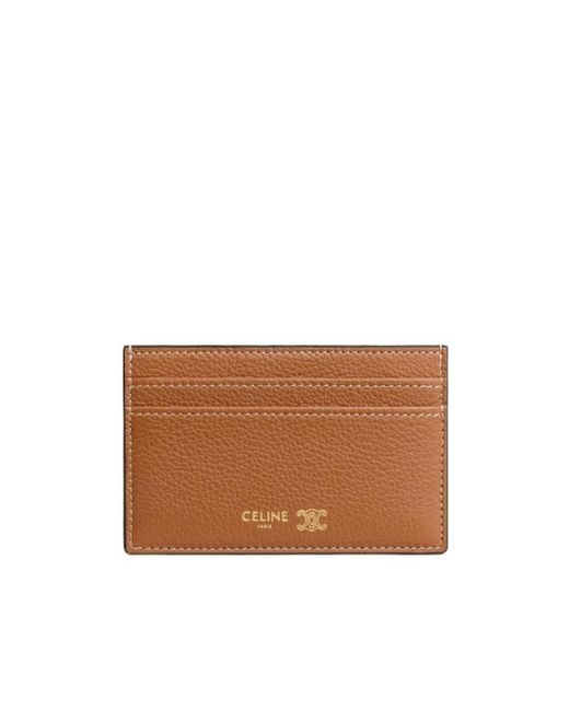 Céline Brown Medium Card Holder