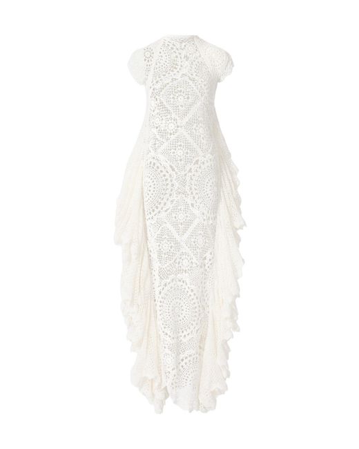 Jacquemus White The Napperon Dress