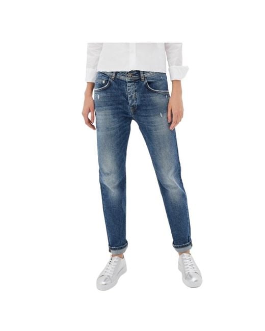Iceberg Blue Tapered Jeans