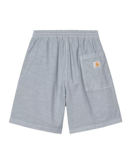 Carhartt Blue Rainer Relaxed Shorts for men