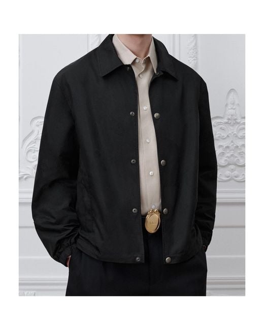 Dior Black Byzance Coach Jacket for men