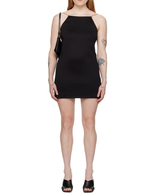 Palm Angels Black Mini Dresses