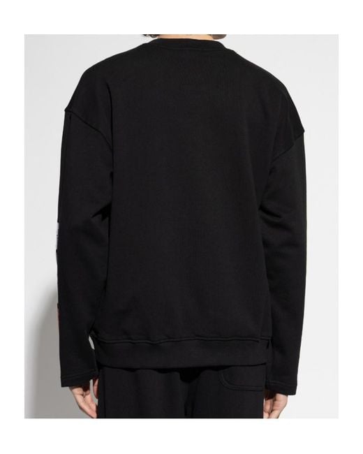 DIESEL Black Boxt-Nc-Div Crewneck Sweatshirt for men