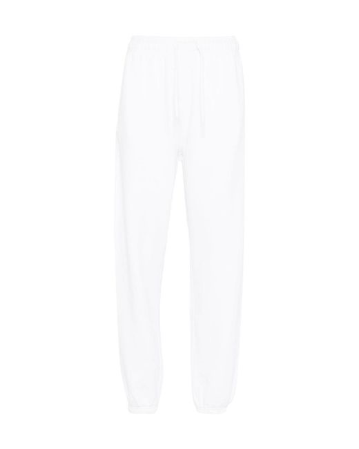 Polo Ralph Lauren White Pony Embroidered Drawstring Track Pants