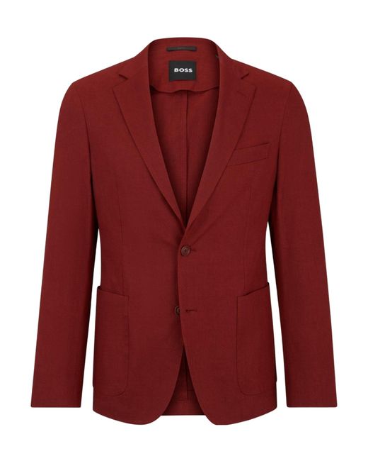 Boss Red Single-Breasted Blazer for men