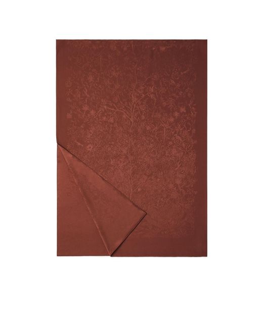 Loro Piana Red Albero Della Vita Scarf