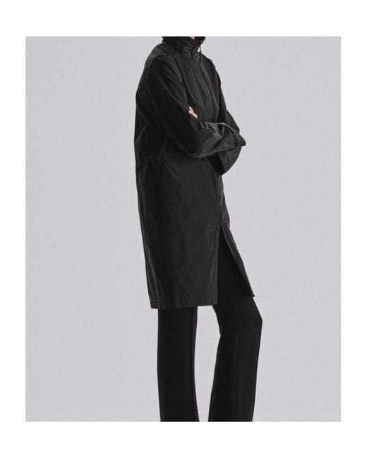 The Row Blue Aldara Zip-Up Coat