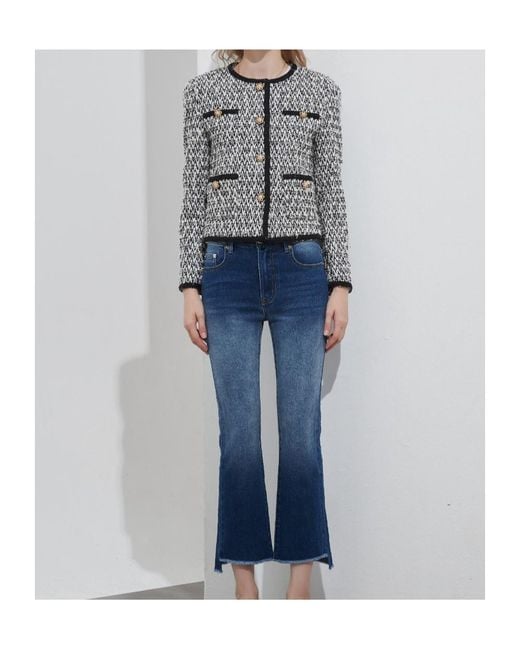 Marissa Chiara Gray Long-Sleeved Jacket