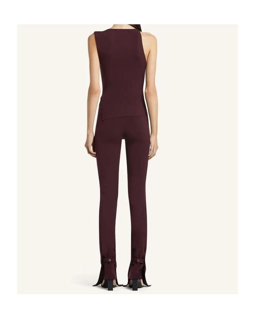 Courreges Purple Courrges Bootcut Interlock Pants