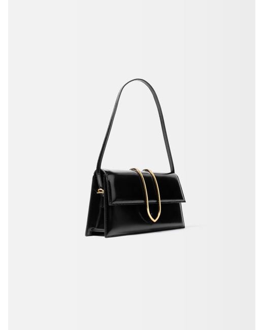 Jacquemus Black The Long Bambino Flap Bag