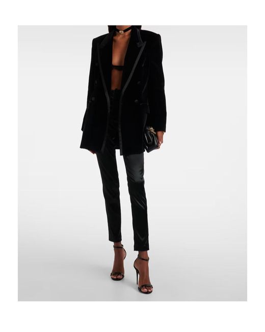Dolce & Gabbana Black Long-Sleeved Tuxedo Jacket