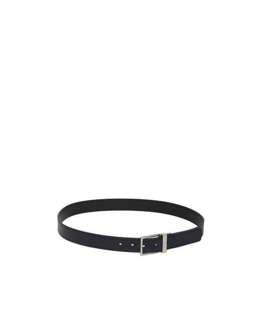 Dior White Reversible Belt for men