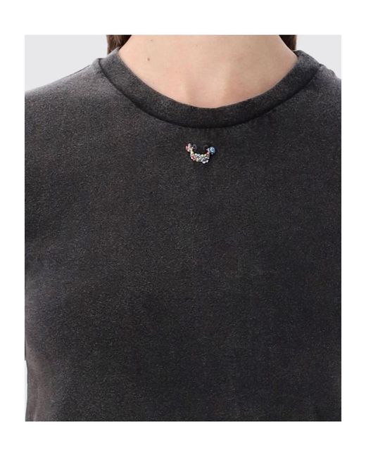 OTTOLINGER Black Pierced Fitted T-Shirt