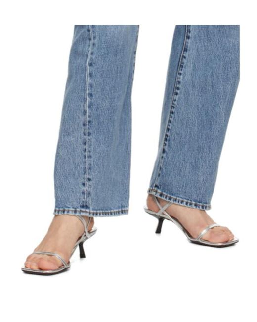 Anine Bing White Hilda Slingback Sandals