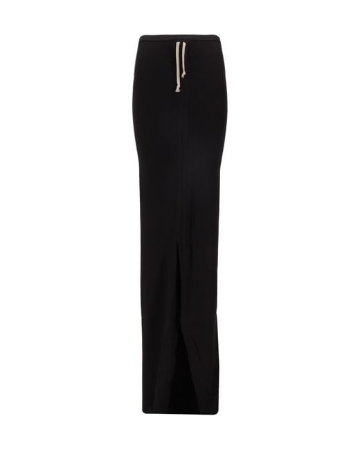 Rick Owens Black Rick Owens Edfu Skirt
