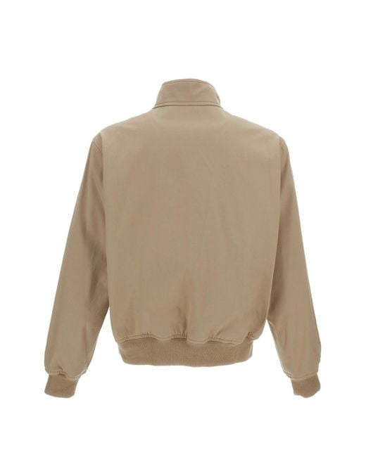 A.P.C. Natural Zip-Up Bomber Jacket for men