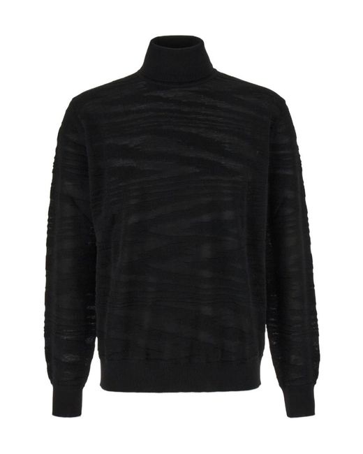 Missoni Black Turtleneck for men