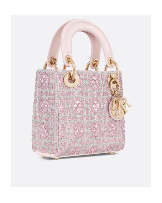 Dior Pink Mini Lady Bag