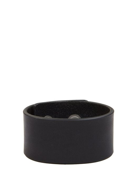 Rick Owens Black Anthem Bracelet for men