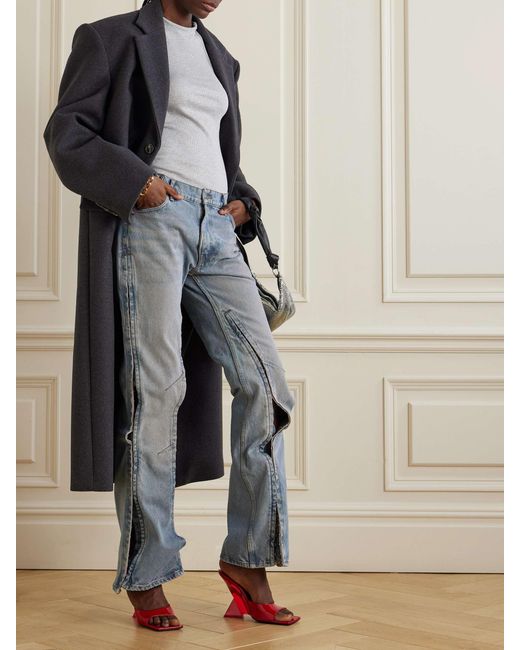 Y. Project Blue Belt Ring Denim Trousers