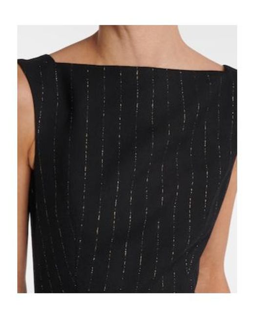 Erdem Black Midi Dress